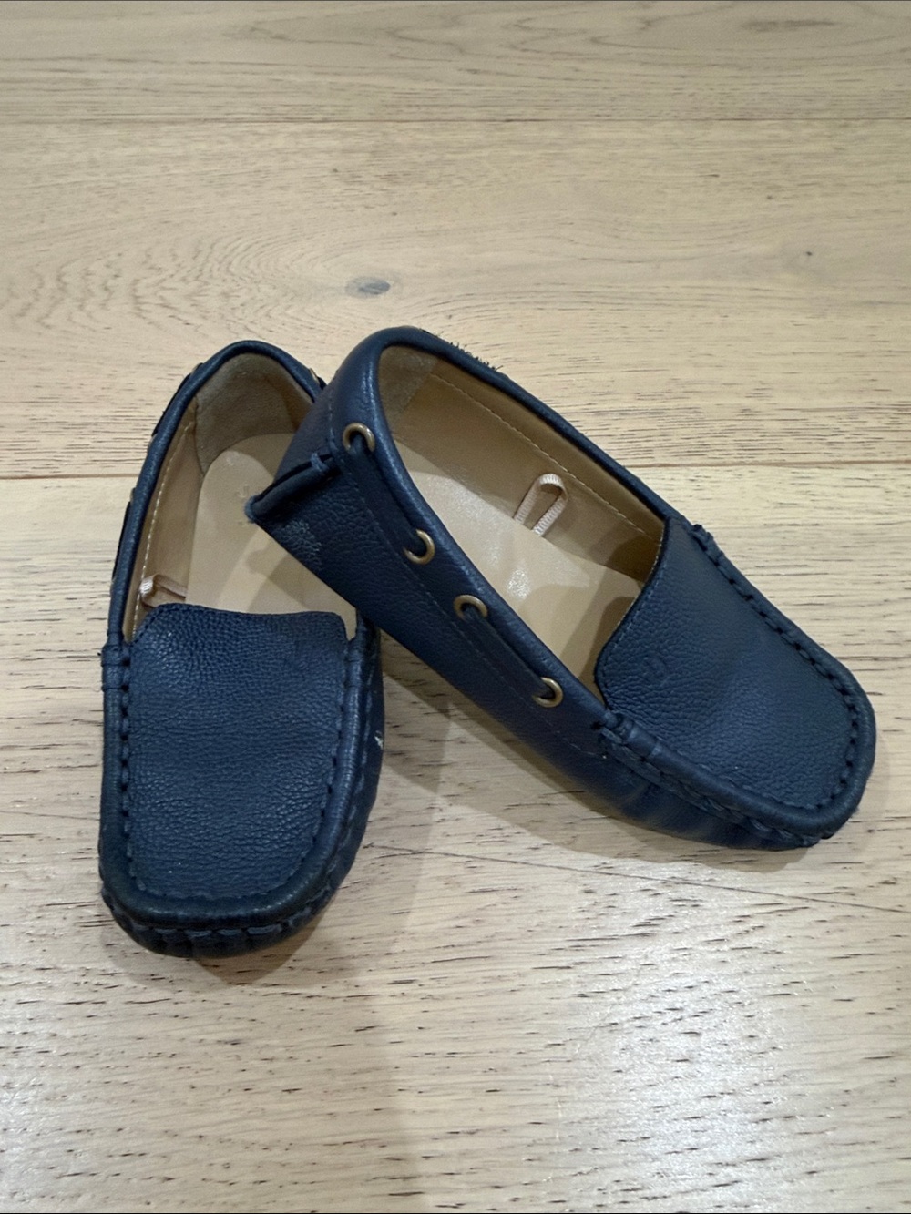 Janie and jack loafers in navy size 9